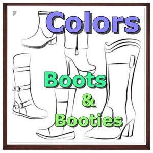 Boots & booties in colors - no neutral